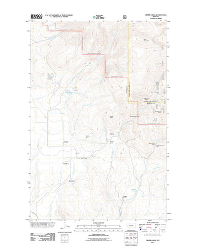 Ophir Creek, MT (2011, 24000-Scale) Preview 1