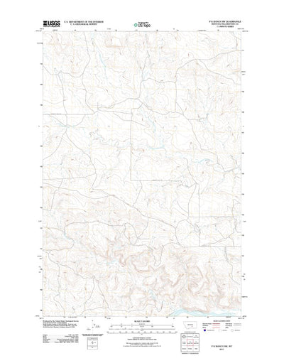 P K Ranch SW, MT (2011, 24000-Scale) Preview 1