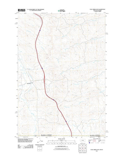 Pass Creek East, MT-WY (2011, 24000-Scale) Preview 1