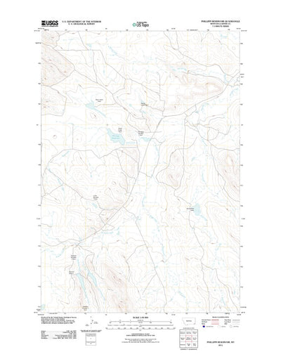 Phillippi Reservoir, MT (2011, 24000-Scale) Preview 1