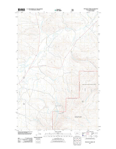 Pinchout Creek, MT (2011, 24000-Scale) Preview 1