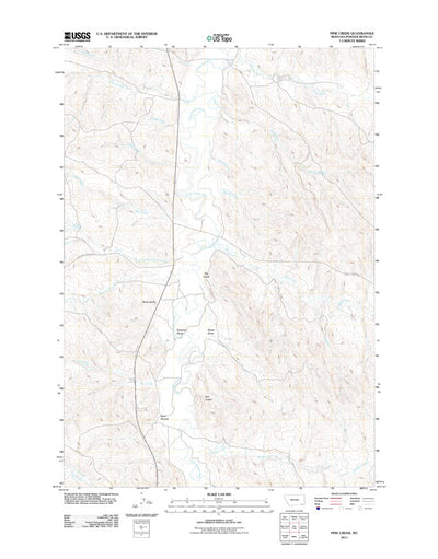Pine Creek, MT (2011, 24000-Scale) Preview 1