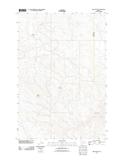 Piney Butte, MT (2011, 24000-Scale) Preview 1