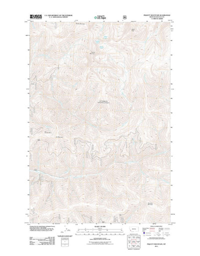 Piquett Mountain, MT (2011, 24000-Scale) Preview 1
