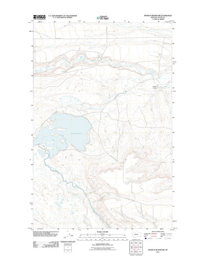 Pishkun Reservoir, MT (2011, 24000-Scale) Preview 1