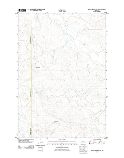 Pocochichee Butte, MT (2011, 24000-Scale) Preview 1