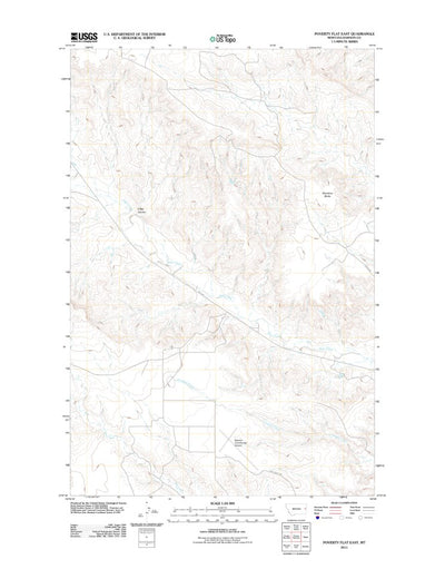Poverty Flat East, MT (2011, 24000-Scale) Preview 1