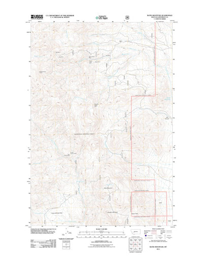 Ratio Mountain, MT (2011, 24000-Scale) Preview 1