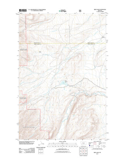 Rein Lake, MT (2011, 24000-Scale) Preview 1
