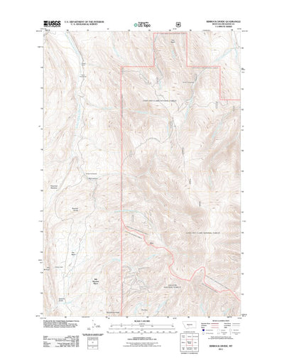 Rimrock Divide, MT (2011, 24000-Scale) Preview 1