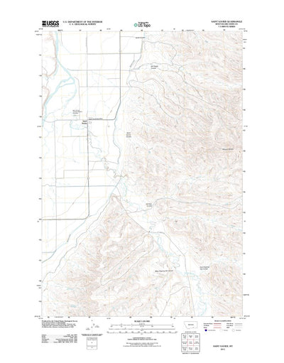 Saint Xavier, MT (2011, 24000-Scale) Preview 1