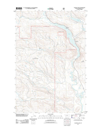 Salmon Lake, MT (2011, 24000-Scale) Preview 1