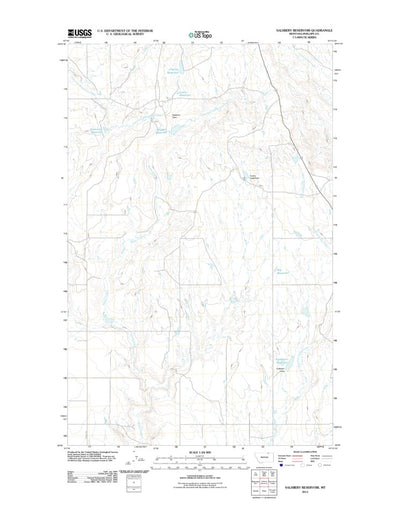 Salsbery Reservoir, MT (2011, 24000-Scale) Preview 1