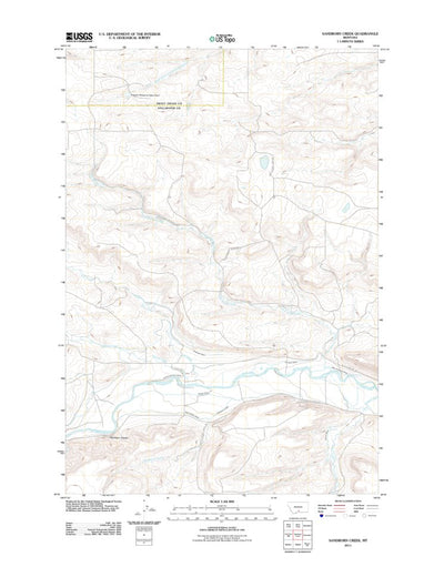 Sandborn Creek, MT (2011, 24000-Scale) Preview 1
