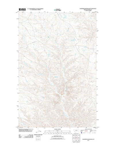 Sandpiper Reservoir, MT (2011, 24000-Scale) Preview 1