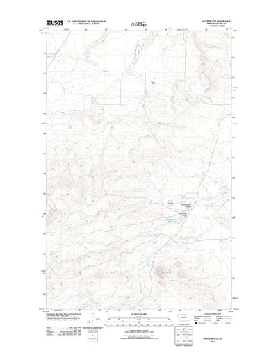 Sayer Butte, MT (2011, 24000-Scale) Preview 1