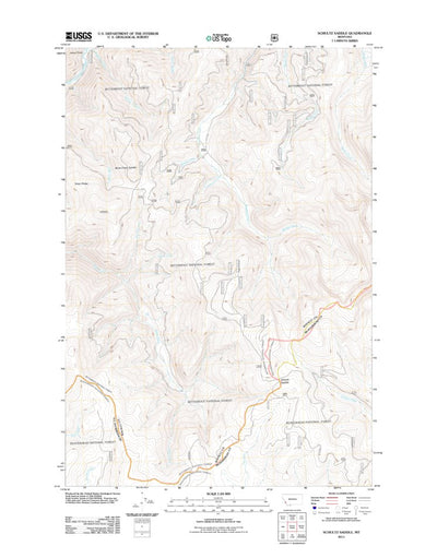 Schultz Saddle, MT (2011, 24000-Scale) Preview 1