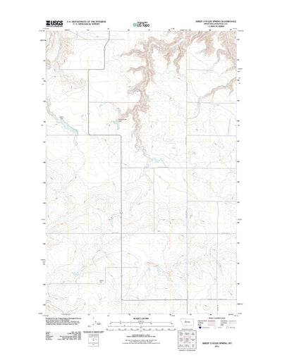 Sheep Coulee Spring, MT (2011, 24000-Scale) Preview 1