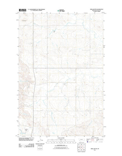 Shell Butte, MT (2011, 24000-Scale) Preview 1