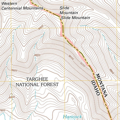 Slide Mountain, MT-ID (2011, 24000-Scale) Preview 3
