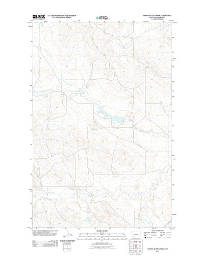 Smoky Butte Creek, MT (2011, 24000-Scale) Preview 1