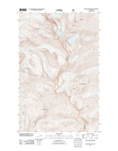 Snowshoe Peak, MT (2011, 24000-Scale) Preview 1