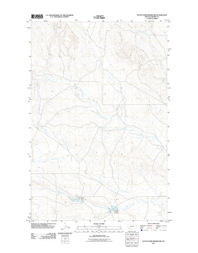 South Fork Reservoir, MT (2011, 24000-Scale) Preview 1