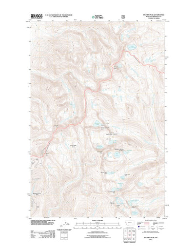 Stuart Peak, MT (2011, 24000-Scale) Preview 1