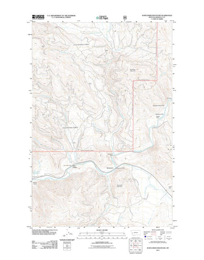Sunflower Mountain, MT (2011, 24000-Scale) Preview 1