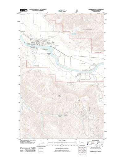 Thompson Falls, MT (2011, 24000-Scale) Preview 1