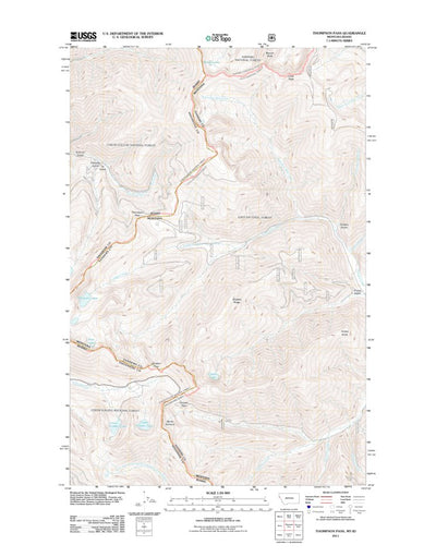 Thompson Pass, MT-ID (2011, 24000-Scale) Preview 1
