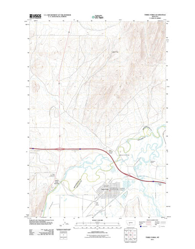 Three Forks, MT (2011, 24000-Scale) Preview 1