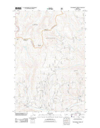 Thunderbolt Creek, MT (2011, 24000-Scale) Preview 1