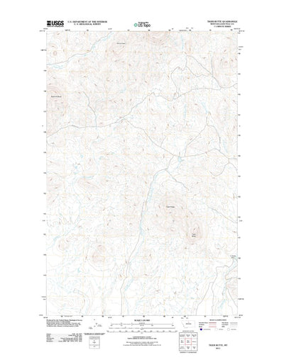 Tiger Butte, MT (2011, 24000-Scale) Preview 1