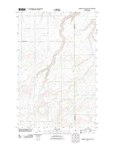 Timber Coulee South, MT (2011, 24000-Scale) Preview 1