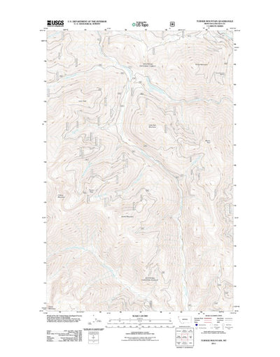 Turner Mountain, MT (2011, 24000-Scale) Preview 1