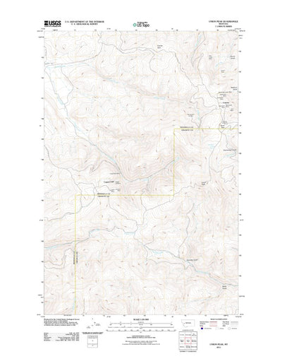 Union Peak, MT (2011, 24000-Scale) Preview 1