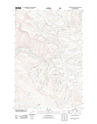 Upper Jocko Lake, MT (2011, 24000-Scale) Preview 1