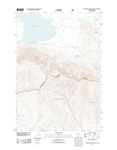 Upper Red Rock Lake, MT-ID (2011, 24000-Scale) Preview 1