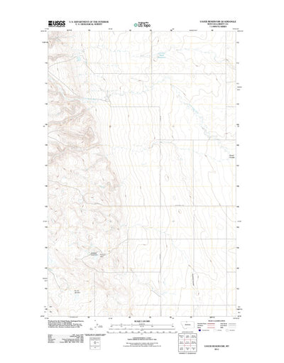 Vaver Reservoir, MT (2011, 24000-Scale) Preview 1