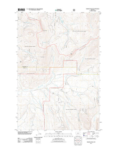 Virginia Peak, MT (2011, 24000-Scale) Preview 1