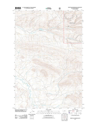 Whitetail Reservoir, MT (2011, 24000-Scale) Preview 1