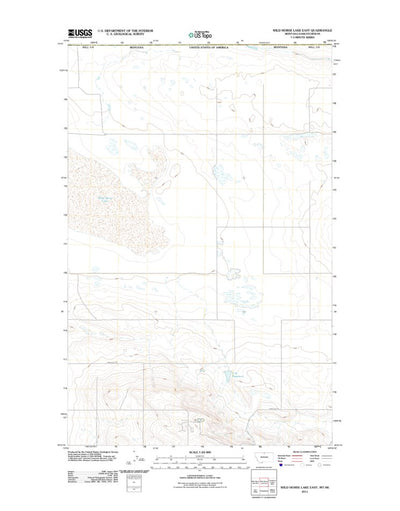 Wild Horse Lake East, MT (2011, 24000-Scale) Preview 1