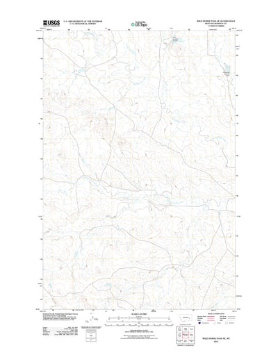 Wild Horse Pass SE, MT (2011, 24000-Scale) Preview 1