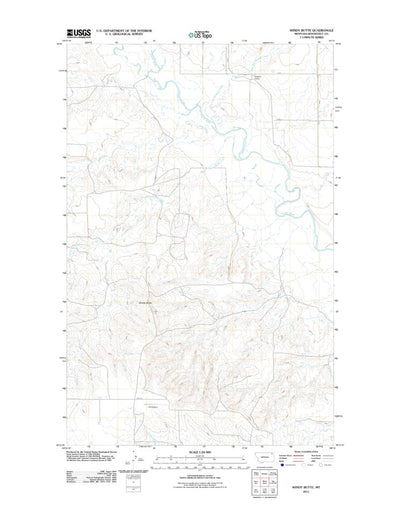 Windy Butte, MT (2011, 24000-Scale) Preview 1