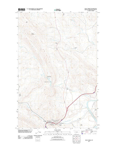 Wolf Creek, MT (2011, 24000-Scale) Preview 1