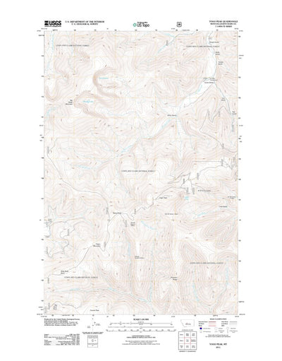 Yogo Peak, MT (2011, 24000-Scale) Preview 1