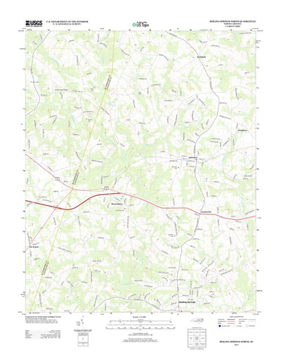 Boiling Springs North, NC (2013, 24000-Scale) Preview 1