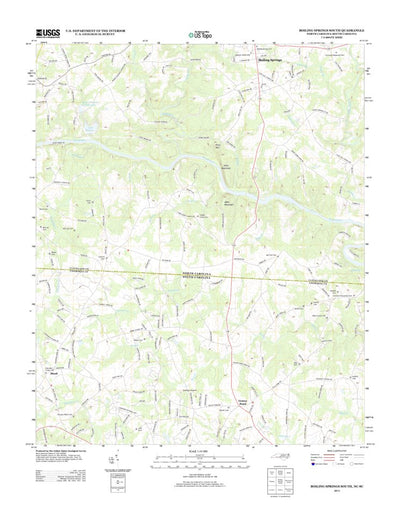Boiling Springs South, NC-SC (2013, 24000-Scale) Preview 1