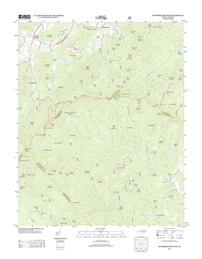 Dunsmore Mountain, NC (2013, 24000-Scale) Preview 1